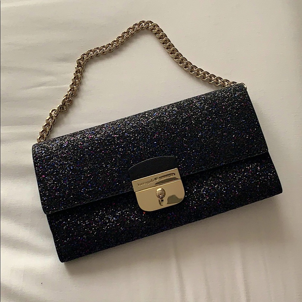 Black Shimmer Kate Spade New York Purse